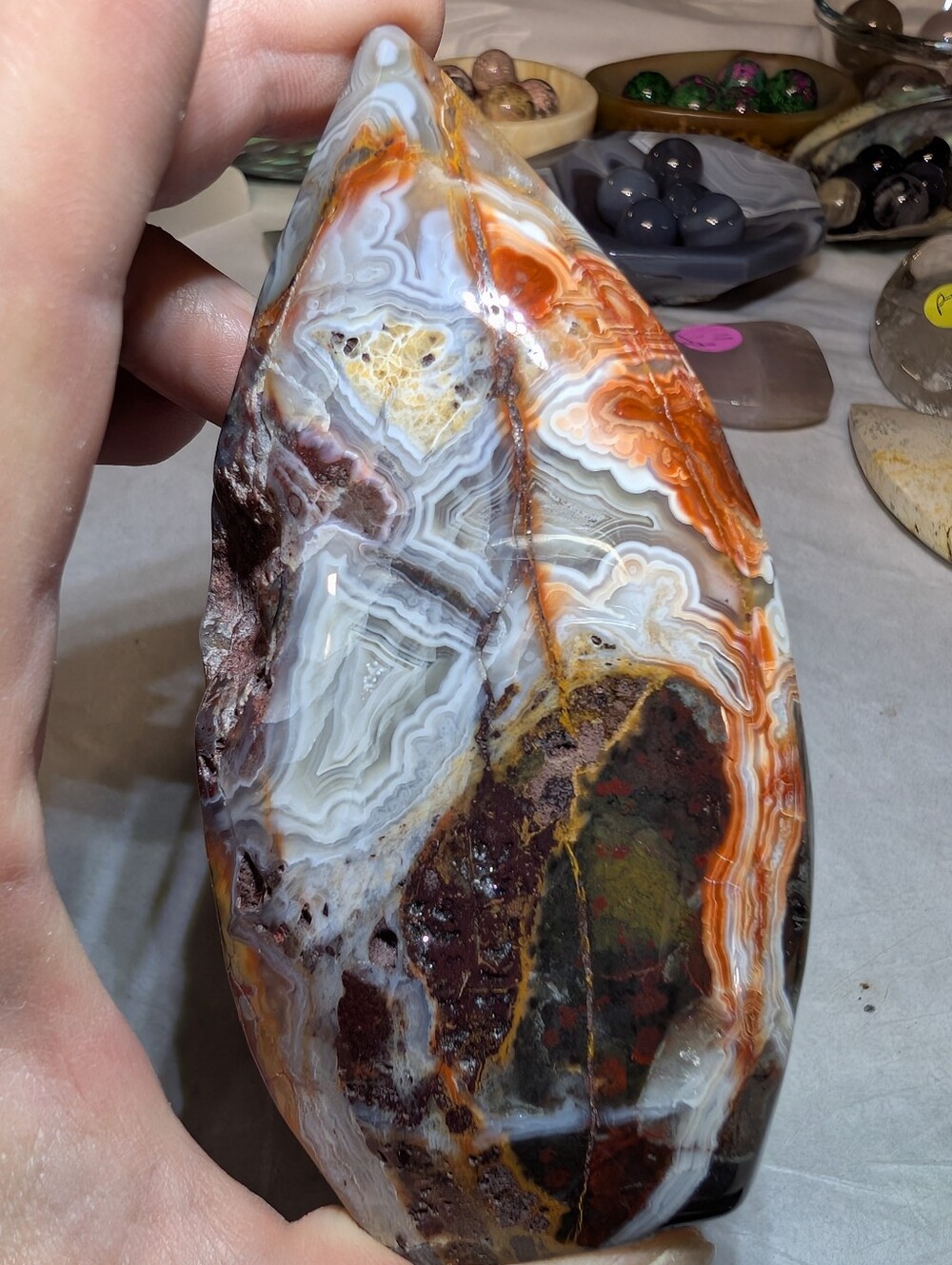 Mexican Lace Agate Tear